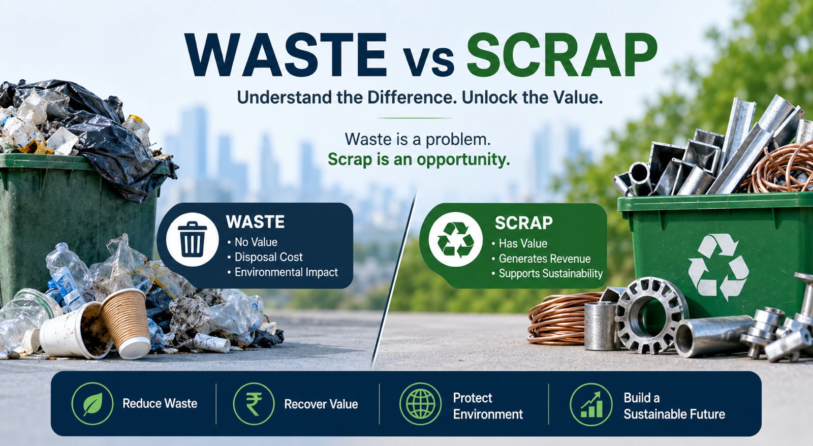 Waste vs. Scrap: Understanding the Difference and Why It Matters